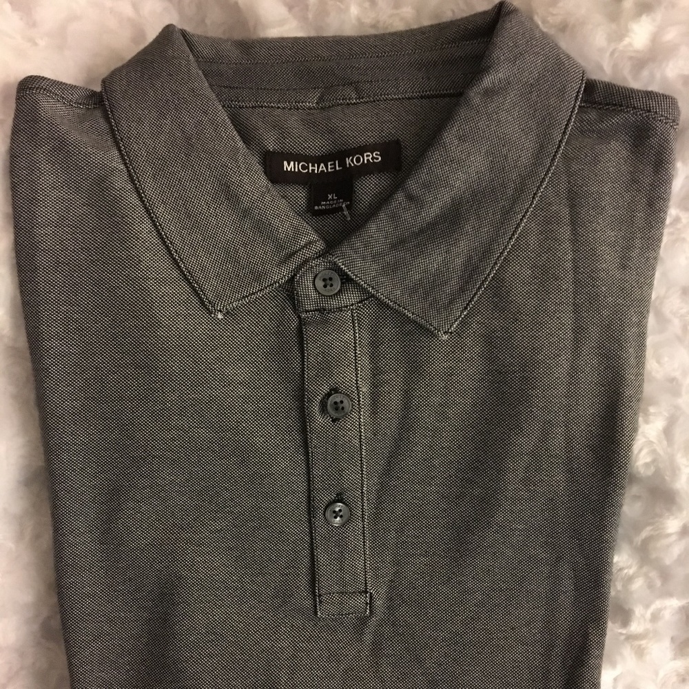 Michael Kors S/S Dark Gray Polo - XL